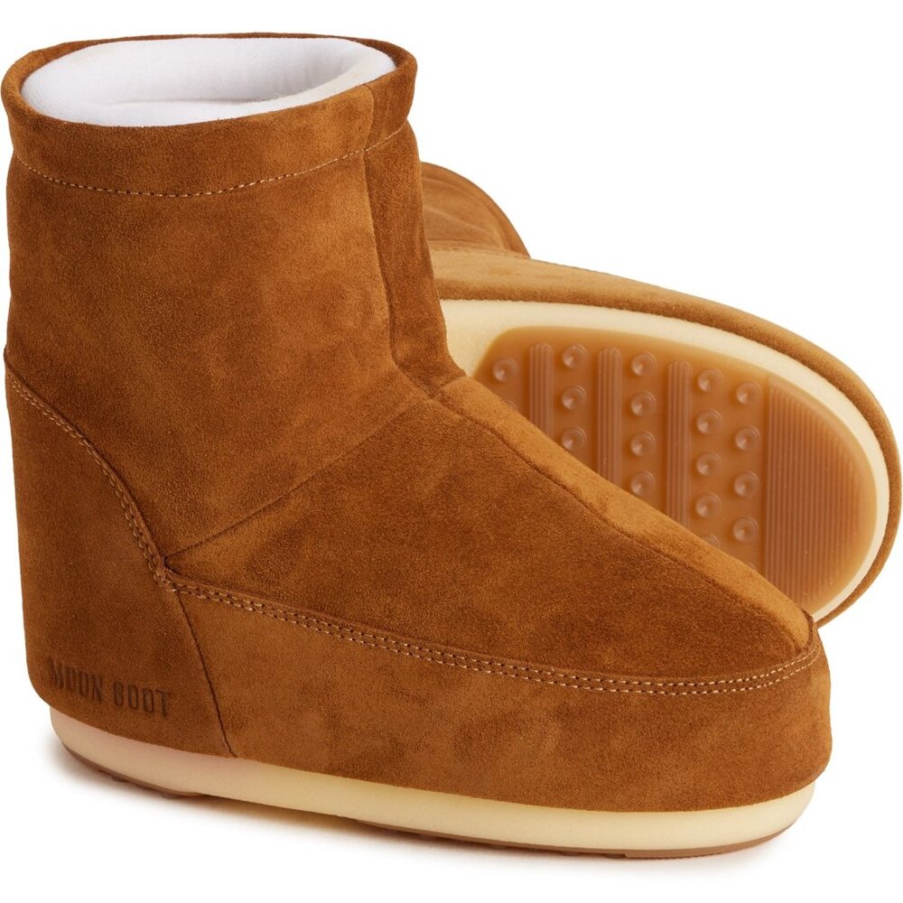 MOON BOOTS Made in Europe Icon Low No Lace Boots - Suede (For Women)